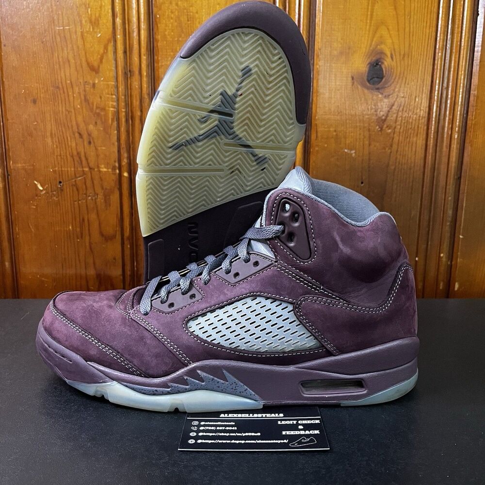 2023 Jordan 5 Retro SE Burgundy Size 9.5 Men (DZ4131-600) NO BOX
